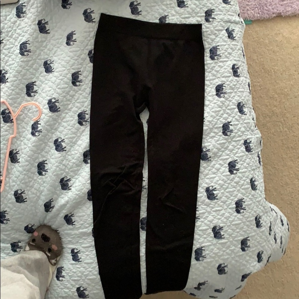 Fleece lined Steve Madden black leggings